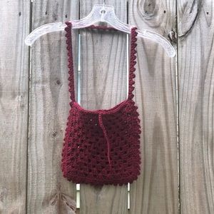 Handmade crocheted bag